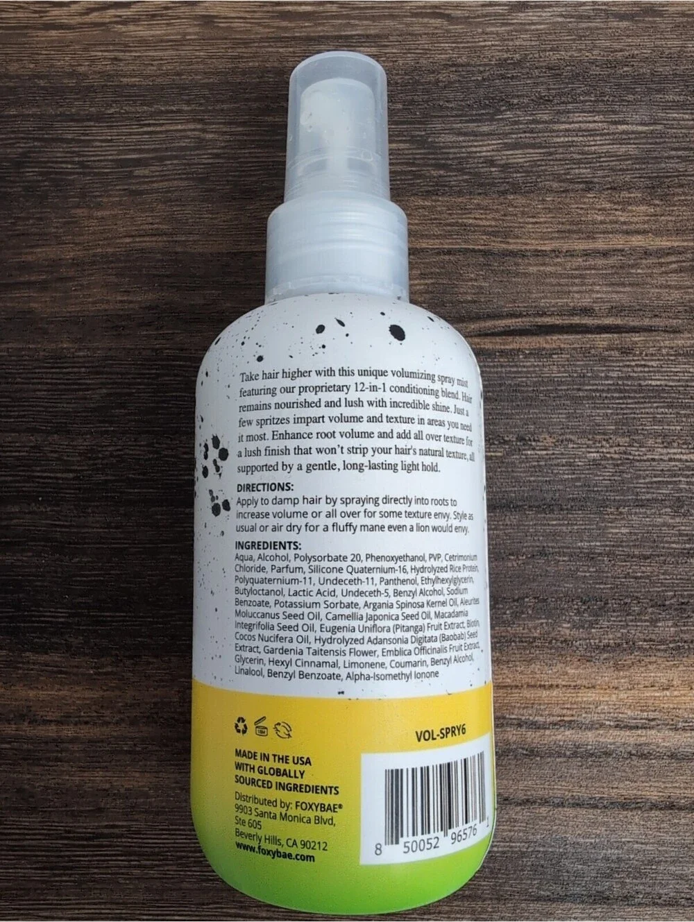 FoxyBae Gimme More Leave-In Conditioner Spray 8oz 12-in-1 Unopened